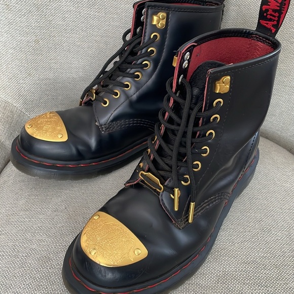 🐉 1460 YEAR OF THE DRAGON LEATHER LACE UP BOOTS! - Picture 7 of 15